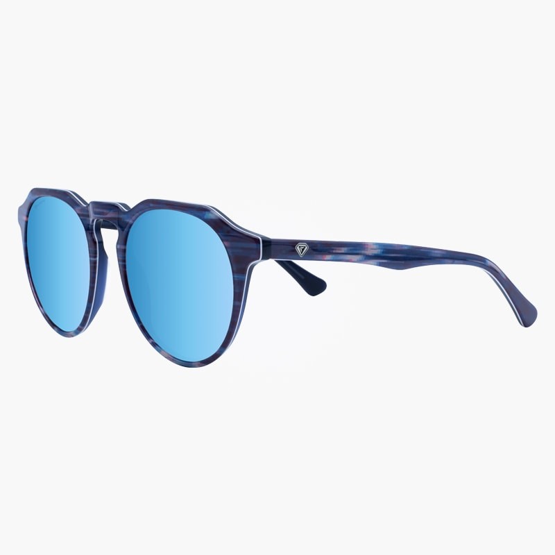 Gafas de sol polarizadas Glitch White Blue Mirror yourway