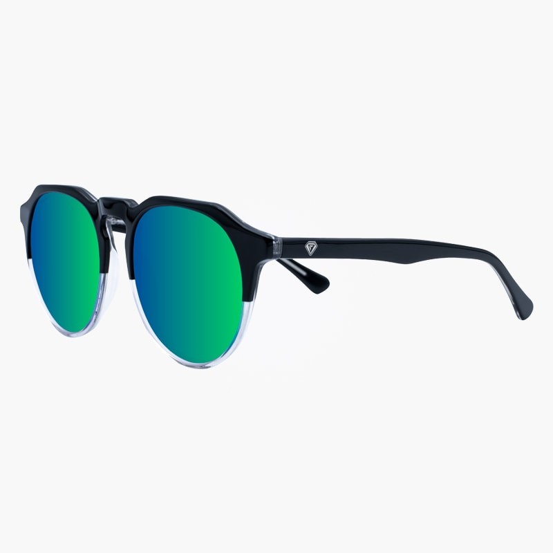 Transparente Sonnenbrille Bicolor Blue Clover polarisiert