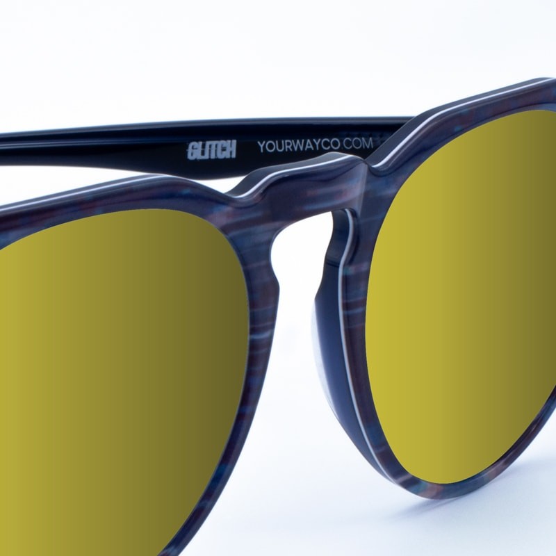occhiali da sole tuoi Glitch Golden in edizione limitata